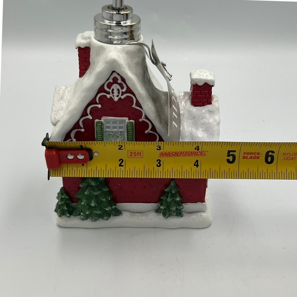 Croscill Soap Dispenser Red NWT Christmas Gingerbread House - Picture 7 of 7